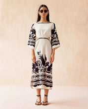 Omika Peyton Delfina Caviar Midi Dress