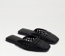 Sam Edelman Nola Mule Slide in Black Leather