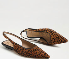 Sam Edelman Netty Slingback Flat in Leopard Print Brahma Hair
