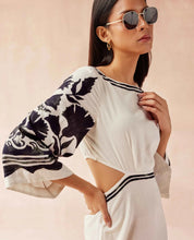 Omika Peyton Delfina Caviar Midi Dress