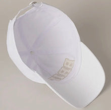 Bride Chenille Letter Patch Baseball Cap White