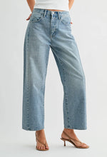 Just Black Denim Medium Wash Barrel Twist Jean