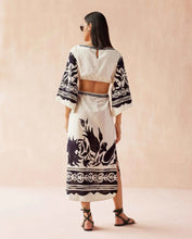 Omika Peyton Delfina Caviar Midi Dress
