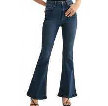 Just Black Denim Dark Wash Clean Bell Bottom Jean