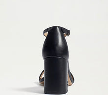 Sam Edelman Daniella Black Heel Sandal in Black Leather