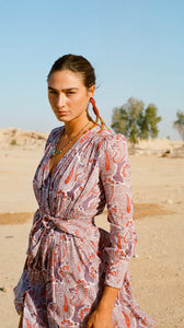 Desert Queen Valera Paisley Dress