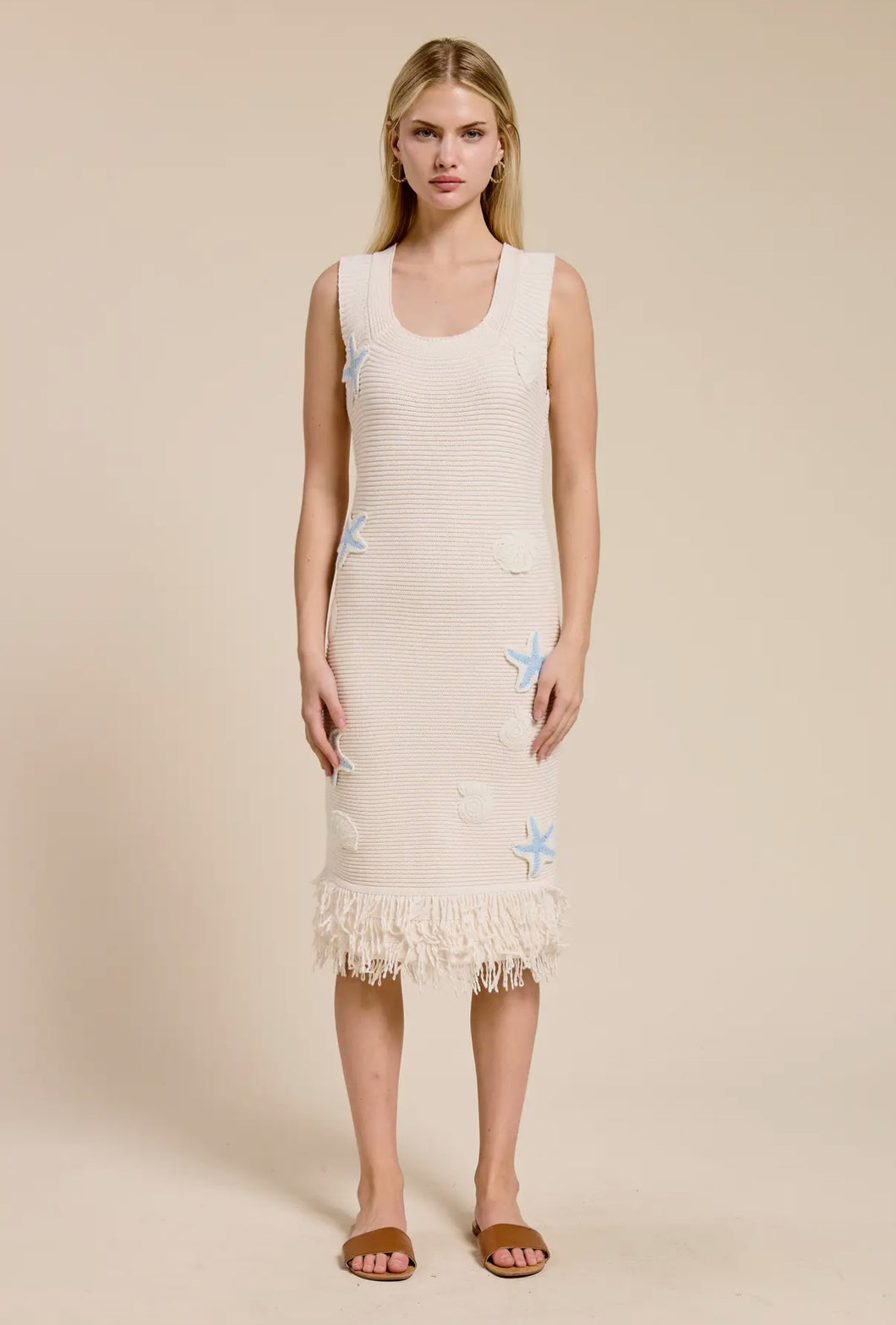white embroidered beach dress Flat White Beach Embroidered Dress in Cream
