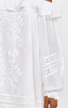 Show Me Your Mumu Meadow Mini Dress in Cream Voile Trim