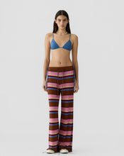 Guest In Residence Palazzo Pant in Burnt Sienna Combo