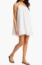 Seafolly One Shoulder White Mini Dress