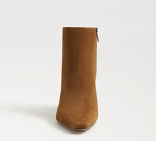 Sam Edelman Saige Ankle Bootie in Warm Nutmeg Suede