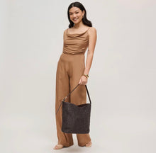 Urban Expressions Alethea Hobo Bag in Chocolate