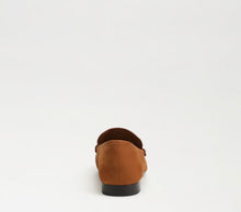 Sam Edelman Loraine Unlined Loafer in Honey Bourbon Nubuck Suede