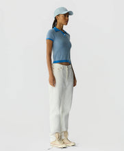 Guest In Residence Pique Shrunken Polo in Sail Blue