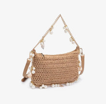 Urban Expressions Steph Seasonal Seashell Evening Bag in Natural Straw