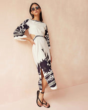 Omika Peyton Delfina Caviar Midi Dress