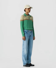 Guest In Residence Cashmere Track Polo in Highland Combo
