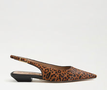 Sam Edelman Netty Slingback Flat in Leopard Print Brahma Hair