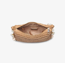 Urban Expressions Steph Seasonal Seashell Evening Bag in Natural Straw