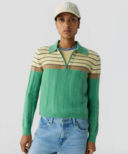 Guest In Residence Cashmere Track Polo in Highland Combo