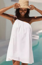 Seafolly One Shoulder White Mini Dress