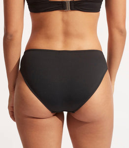 Seafolly Black Bandeau Twist Bikini
