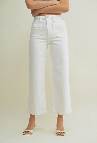 Just Black Denim Off White Patch Pocket Jean