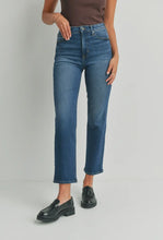 Just Black Denim High Rise Dark Wash Crop Straight