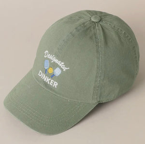 Designated Dinker Baseball Cap Sage