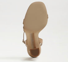 Sam Edelman Junie Strappy Sandal in Sienna Tan Patent Leather