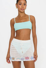 Show Me Your Mumu Offshore Skirt in Seashell Crochet