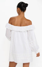 Show Me Your Mumu Meadow Mini Dress in Cream Voile Trim