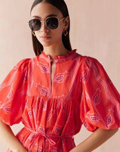 Omika Vani Papaya Wren Midi Dress