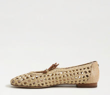 Sam Edelman Marcie Ballet Flat in Bleached Beechwood Weave