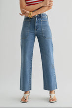 Just Black Denim Medium Wash Utility Pocket Jean