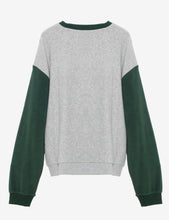 Boys Lie Athletics Dept. Kara Crewneck in Grey/Green