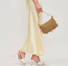 Urban Expressions Steph Seasonal Seashell Evening Bag in Natural Straw