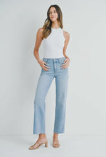 Just Black Denim Light Wash Slim Palazzo Scissor Cut Jean
