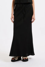 Nude Lucy Black Amani Linen Skirt