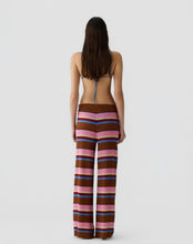 Guest In Residence Palazzo Pant in Burnt Sienna Combo