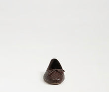 Sam Edelman Ruthie Woven Ballet Flat in Terazzo Brown Leather