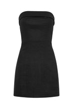 Nude Lucy Black Lyra Linen Mini Dress