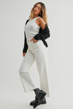 Just Black Denim Off White Utility Pocket Jean