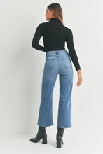 Just Black Denim Medium Wash Cargo Pocket High Rise Jean