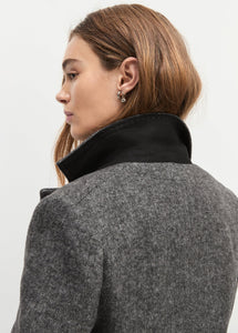 Favorite Daughter Grey Twill Cheshire Coat