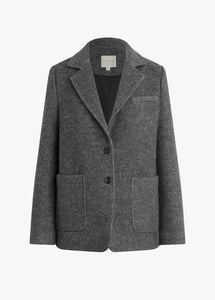 Favorite Daughter Grey Twill Cheshire Coat