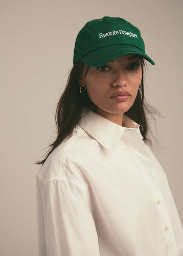 Favorite Daughter Green Classic Logo Baseball Hat