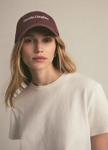 Favorite Daughter Brown Classic Logo Baseball Hat