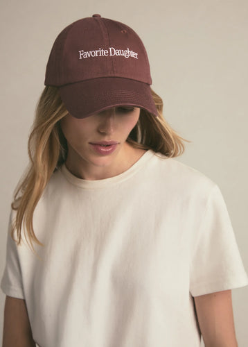 Favorite Daughter Brown Classic Logo Baseball Hat