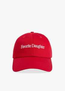 Favorite Daughter Red Classic Logo Baseball Hat